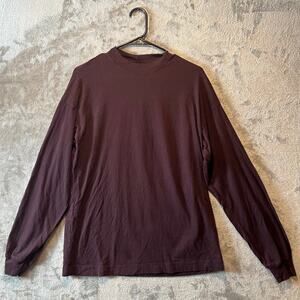 Alo Yoga Women’s Long Sleeve Shirt Burgundy Purple Size Small